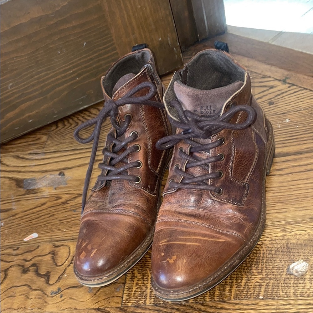 Bull Boxer Hand Crafted Leather Boots! Men’s 10
